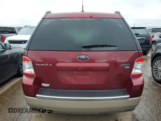 2008 Ford Taurus X Eddie Bauer with VIN 1FMDK08W98GA44730, listed as a Copart auction lot 43870555 with 67,340 mi miles and Clean title. Bid and sale history available at DreamBid. Image 6.