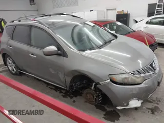 2009 Nissan Murano SL with VIN JN8AZ18W99W101481, listed as a IAAI auction lot 41633906 with 240,102 mi miles and . Bid and sale history available at DreamBid. Image 1.