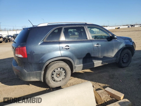 2013 Kia Sorento LX with VIN 5XYKT3A65DG365651, listed as a Copart auction lot 52599455 with 240,925 mi miles and Salvage Title. Bid and sale history available at carsss.com. Image 3.