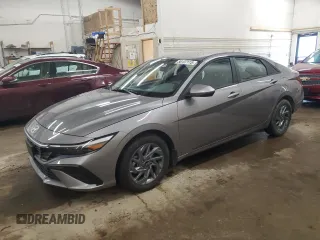 2024 Hyundai Elantra SEL with VIN KMHLM4DG4RU833690, listed as a Copart auction lot 58137115 with 10,268 mi miles and Salvage title. Bid and sale history available at DreamBid. Image 1.