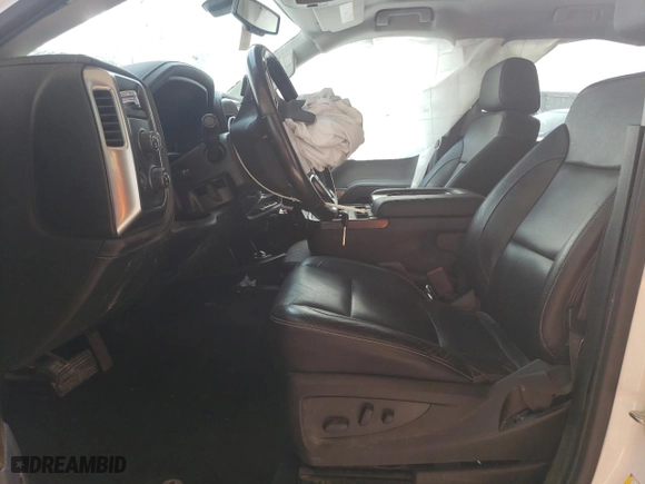 2018 Chevrolet Silverado 1500 LTZ with VIN 3GCUKSER4JG370346, listed as a Copart auction lot 64943634 with 0 mi miles and Salvage Title. Bid and sale history available at carsss.com. Image 7.