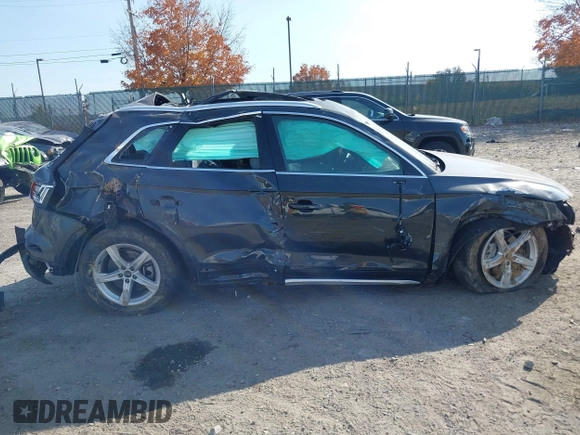 2021 Audi Q5 Premium with VIN WA1AAAFY0M2012819, listed as a IAAI auction lot 40718190 with Not provided miles and . Bid and sale history available at DreamBid. Image 12.