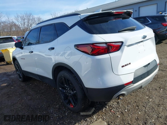 2020 Chevrolet Blazer LT with VIN 3GNKBCR4XLS698213, listed as a IAAI auction lot 41686203 with 43,107 mi miles and . Bid and sale history available at DreamBid. Image 3.