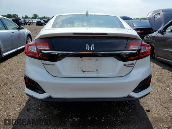 2018 Honda Clarity Plug-In Hybrid Touring with VIN JHMZC5F30JC020311, listed as a Copart auction lot 62074684 with 38,437 mi miles and Salvage Title. Bid and sale history available at carsss.com. Image 6.
