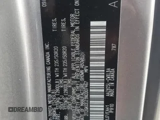 2022 Lexus NX 350h Premium with VIN 2T2GKCEZ1NC007467, listed as a Copart auction lot 82642034 with 4,058 mi miles and Salvage title. Bid and sale history available at DreamBid. Image 12.