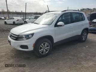 2017 Volkswagen Tiguan S with VIN WVGAV7AX5HK002381, listed as a Copart auction lot 52877045 with 86,610 mi miles and Clean Title. Bid and sale history available at DreamBid. Image 1.