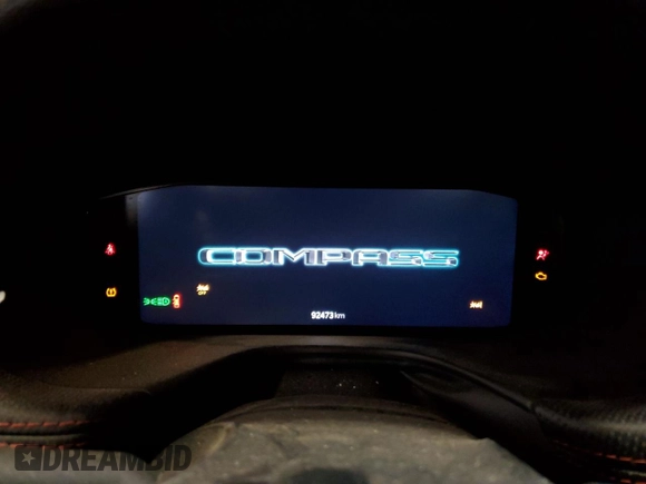 2023 Jeep Compass Trailhawk with VIN 3C4NJDDNXPT506660, listed as a Copart auction lot 56154445 with 92,473 mi miles and Salvage title. Bid and sale history available at DreamBid. Image 9.