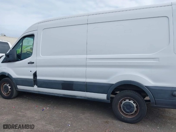 2016 Ford Transit Cargo Van with VIN 1FTYR2CM7GKA84576, listed as a IAAI auction lot 41699152 with 128,110 mi miles. Bid and sale history available at carsss.com. Image 14.