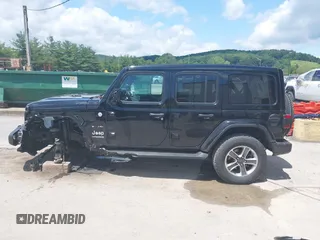 2021 Jeep Wrangler Unlimited Sahara with VIN 1C4HJXEN4MW610287, listed as a IAAI auction lot 42538525 with 24,861 mi miles and . Bid and sale history available at DreamBid. Image 15.
