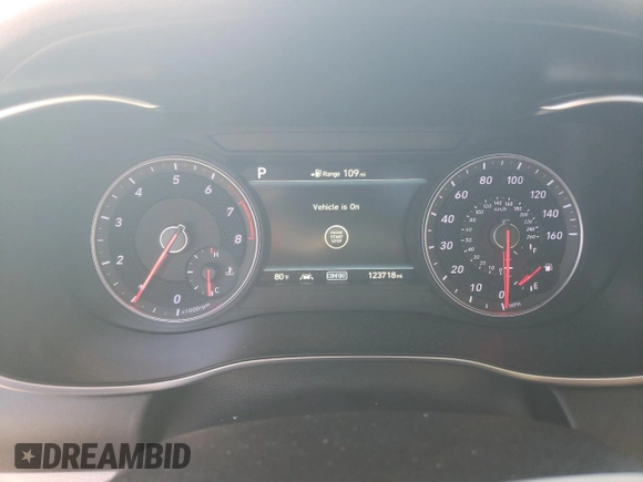 2019 Genesis G70 Advanced z VIN KMTG34LA2KU030129, wystawiony jako Copart lot #55584135 z przebiegiem 123 718 mil mil oraz Szkoda całkowita • Salvage title. Historia ofert i sprzedaży dostępna na DreamBid. Obrazek 9.