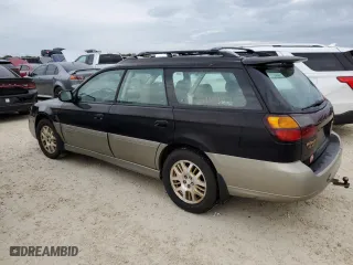 2001 Subaru Legacy Wagon Outback H6 L.L. Bean Edition with VIN 4S3BH806X17655473, listed as a Copart auction lot 74908244 with 133,104 mi miles and Salvage Title. Bid and sale history available at carsss.com. Image 2.