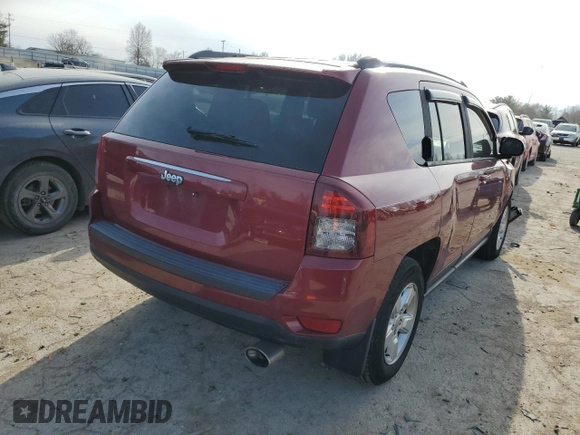 2015 Jeep Compass Sport with VIN 1C4NJCBA7FD190830, listed as a Copart auction lot 42603064 with 106,758 mi miles and Salvage Title. Bid and sale history available at DreamBid. Image 3.