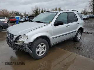 1998 Mercedes-Benz M-Class with VIN 4JGAB54E3WA025698, listed as a Copart auction lot 49742345 with 66,643 mi miles and Salvage Title. Bid and sale history available at carsss.com. Image 1.