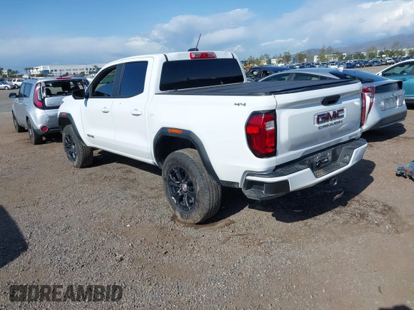 2024 GMC Canyon 4WD Elevation with VIN 1GTP6BEK9R1130353, listed as a IAAI auction lot 41967300 with 10,966 mi miles and . Bid and sale history available at carsss.com. Image 3.
