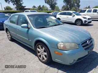 2002 Nissan Maxima GXE with VIN JN1DA31D62T421355, listed as a IAAI auction lot 42795378 with 143,459 mi miles and . Bid and sale history available at DreamBid. Image 1.