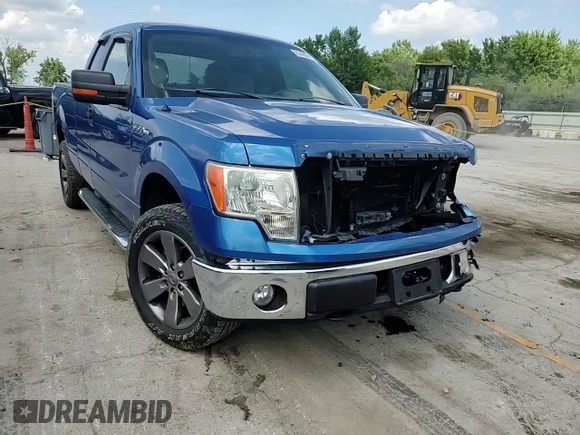 2010 Ford F-150 XL with VIN 1FTFX1EV3AKE20275, listed as a Copart auction lot 61480585 with 76,806 mi miles and Salvage title. Bid and sale history available at DreamBid. Image 13.