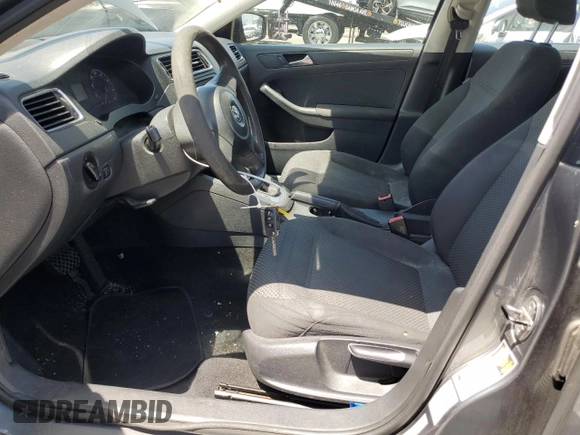 2012 Volkswagen Jetta S with VIN 3VW2K7AJXCM376416, listed as a Copart auction lot 56634835 with 112,086 mi miles and Salvage title. Bid and sale history available at DreamBid. Image 7.