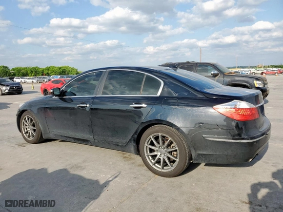 2010 Hyundai Genesis with VIN KMHGC4DEXAU109400, listed as a Copart auction lot 49729845 with 156,529 mi miles and Salvage Title. Bid and sale history available at carsss.com. Image 2.