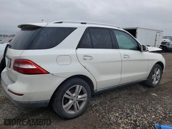 2013 Mercedes-Benz M 350 with VIN 4JGDA5JB5DA210357, listed as a Copart auction lot 45774645 with 186,550 mi miles and Salvage Title. Bid and sale history available at DreamBid. Image 3.