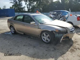 2004 Acura TL with VIN 19UUA66274A022749, listed as a Copart auction lot 48328425 with 164,501 mi miles and Non Repairable. Bid and sale history available at carsss.com. Image 4.