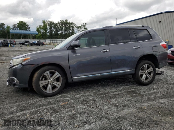 2012 Toyota Highlander Limited z VIN 5TDYK3EH8CS082428, wystawiony jako Copart lot #60888935 z przebiegiem 214 711 mil mil oraz Szkoda całkowita • Salvage title. Historia ofert i sprzedaży dostępna na DreamBid. Obrazek 1.
