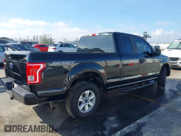2016 Ford F-150 XL with VIN 1FTEX1C89GKG01091, listed as a IAAI auction lot 41579269 with 117,698 mi miles and . Bid and sale history available at carsss.com. Image 4.