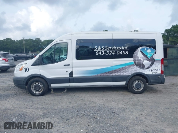 2015 Ford Transit Passenger XL with VIN 1FBAX2CG8FKA22611, listed as a IAAI auction lot 42495659 with 275,024 mi miles and . Bid and sale history available at DreamBid. Image 14.