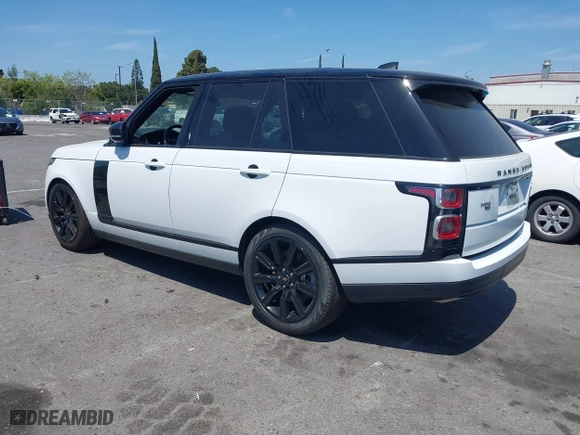 2021 Land Rover Range Rover Westminster with VIN SALGS2RUXMA446580, listed as a IAAI auction lot 42093231 with 45,416 mi miles. Bid and sale history available at carsss.com. Image 3.