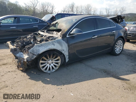 2013 Buick Regal Turbo Premium 2 with VIN 2G4GT5GV5D9201517, listed as a Copart auction lot 54564145 with Not Provided miles and Salvage Title. Bid and sale history available at DreamBid. Image 1.