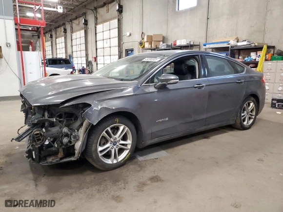 2015 Ford Fusion Titanium Hybrid with VIN 3FA6P0RU6FR309076, listed as a Copart auction lot 49395585 with 87,050 mi miles and Salvage Title. Bid and sale history available at carsss.com. Image 1.
