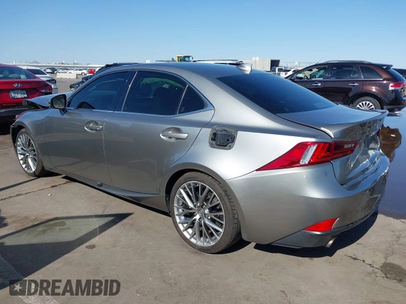 2015 Lexus IS 250 with VIN JTHCF1D23F5021139, listed as a IAAI auction lot 42105880 with 141,580 mi miles and . Bid and sale history available at DreamBid. Image 3.