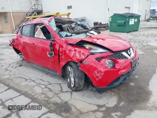 2016 Nissan Juke S with VIN JN8AF5MV8GT655736, listed as a IAAI auction lot 42022279 with 79,352 mi miles and . Bid and sale history available at carsss.com. Image 1.