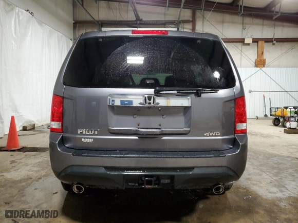 2014 Honda Pilot EX-L with VIN 5FNYF4H54EB008698, listed as a Copart auction lot 47795505 with 125,488 mi miles and Salvage Title. Bid and sale history available at carsss.com. Image 6.