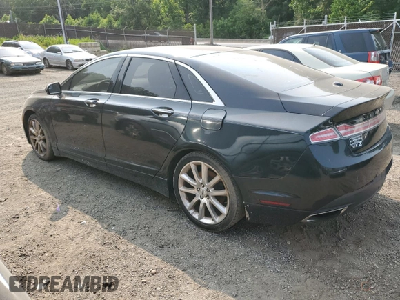 2014 Lincoln MKZ with VIN 3LN6L2G90ER826416, listed as a Copart auction lot 58973625 with 110,272 mi miles and Salvage title. Bid and sale history available at DreamBid. Image 2.
