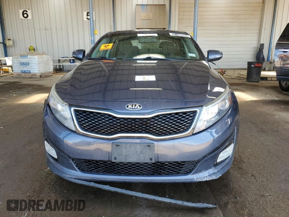 2015 Kia Optima LX with VIN 5XXGM4A7XFG481386, listed as a Copart auction lot 52100085 with 114,014 mi miles and Clean Title. Bid and sale history available at carsss.com. Image 5.