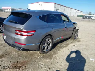 2023 Genesis GV80 with VIN KMUHCESC6PU128600, listed as a IAAI auction lot 41179553 with 33,225 mi miles. Bid and sale history available at carsss.com. Image 4.