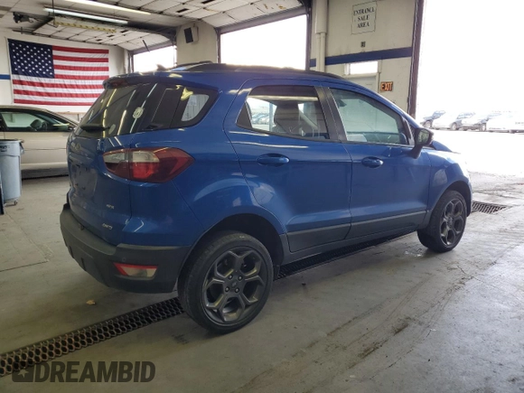 2018 Ford EcoSport SES z VIN MAJ6P1CL2JC180931, wystawiony jako Copart lot #50759545 z przebiegiem 47 068 mil mil oraz Szkoda całkowita • Salvage title. Historia ofert i sprzedaży dostępna na DreamBid. Obrazek 3.