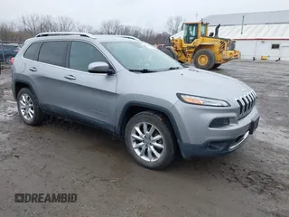 2017 Jeep Cherokee Limited with VIN 1C4PJMDB6HW537351, listed as a IAAI auction lot 41714970 with 161,193 mi miles and . Bid and sale history available at DreamBid. Image 1.