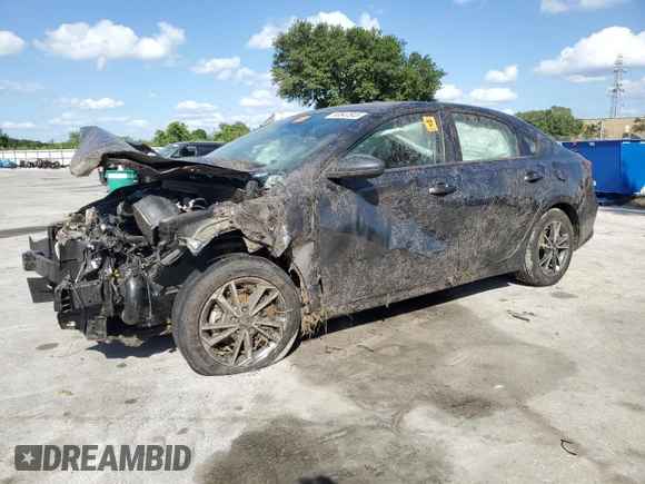 2022 Kia Forte LXS with VIN 3KPF24ADXNE450959, listed as a Copart auction lot 53847645 with 77,472 mi miles and Non Repairable. Bid and sale history available at DreamBid. Image 1.