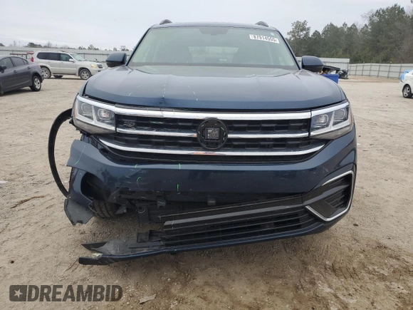2021 Volkswagen Atlas SE with VIN 1V2PR2CA3MC537162, listed as a Copart auction lot 87914555 with 50,699 mi miles and Clean title. Bid and sale history available at DreamBid. Image 5.