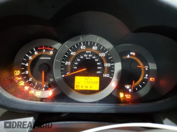 2009 Toyota RAV4 Ltd with VIN 2T3BF31V69W022144, listed as a Copart auction lot 51045155 with 172,339 mi miles and Clean Title. Bid and sale history available at carsss.com. Image 9.