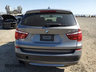 2013 BMW X3 xDrive28i with VIN 5UXWX9C56D0A11027, listed as a Copart auction lot 52176525 with 215,712 mi miles and Clean Title. Bid and sale history available at carsss.com. Image 6.