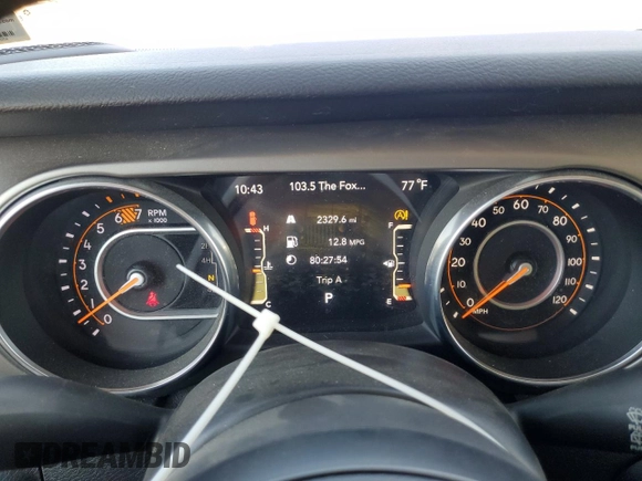 2020 Jeep Wrangler Unlimited Sport S z VIN 1C4HJXDN3LW159143, wystawiony jako Copart lot #62864815 z przebiegiem 33 816 mil mil oraz Nie do naprawy • Non repairable. Historia ofert i sprzedaży dostępna na DreamBid. Obrazek 9.