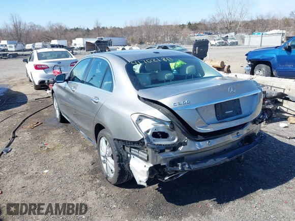 2019 Mercedes-Benz C 300 with VIN WDDWF8EB8KR515401, listed as a IAAI auction lot 41702180 with 54,107 mi miles and . Bid and sale history available at carsss.com. Image 6.