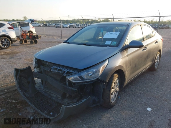 2019 Hyundai Accent SE with VIN 3KPC24A33KE077656, listed as a IAAI auction lot 42025342 with 109,403 mi miles. Bid and sale history available at carsss.com. Image 2.