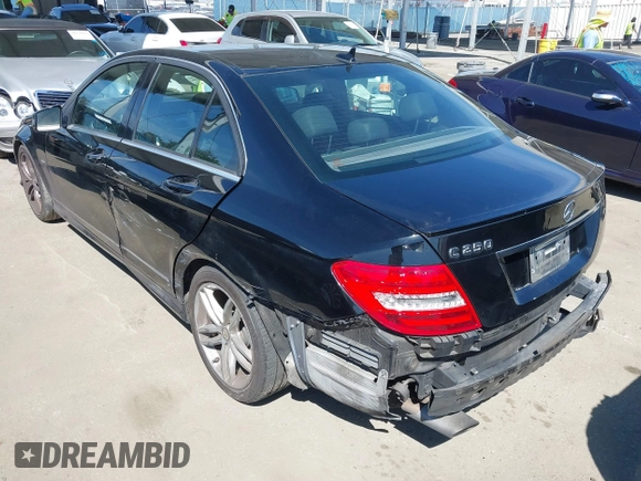 2012 Mercedes-Benz C-Class C 250 Sport with VIN WDDGF4HB4CA644826, listed as a IAAI auction lot 41838602 with 144,769 mi miles. Bid and sale history available at carsss.com. Image 3.