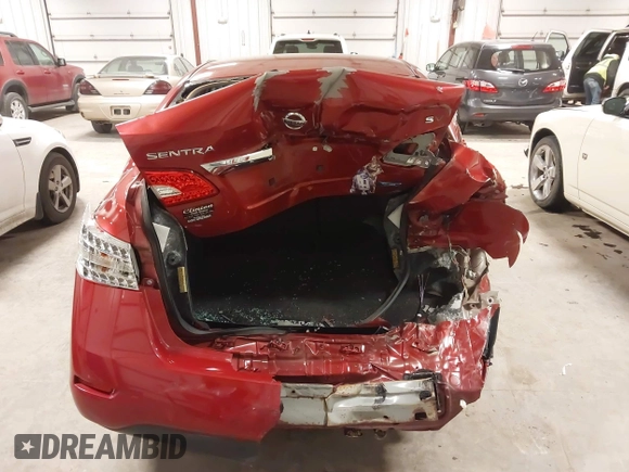 2014 Nissan Sentra S with VIN 3N1AB7AP6EY285452, listed as a IAAI auction lot 41514976 with 77,762 mi miles and . Bid and sale history available at carsss.com. Image 16.