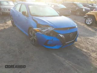 2020 Nissan Sentra SR with VIN 3N1AB8DV1LY310805, listed as a IAAI auction lot 40460300 with 19,408 mi miles and . Bid and sale history available at DreamBid. Image 1.