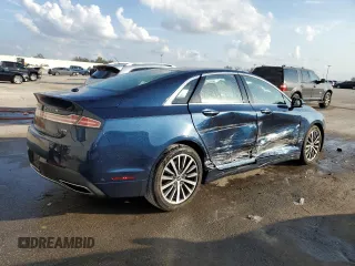 2017 Lincoln MKZ Hybrid Select with VIN 3LN6L5LU6HR656966, listed as a Copart auction lot 43932215 with 98,319 mi miles and Salvage Title. Bid and sale history available at DreamBid. Image 3.