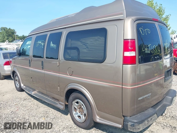 2003 Chevrolet Express Cargo YF7 Upfitter with VIN 1GBFH15T031172897, listed as a IAAI auction lot 40272905 with Not provided miles and . Bid and sale history available at DreamBid. Image 3.